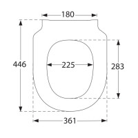 Villeroy & Boch Subway 3.0 WC-Sitz Duroplast ohne Absenkautomatik, weiß