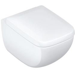 VIGOUR WHITE Wand WC spülrandlos mit PflegePlus, weiß