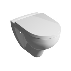 VIGOUR Clivia plus Wand-WC +5cm Behindertengerecht spülrandlos, weiß