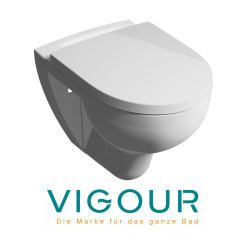 VIGOUR Clivia plus Wand-WC spülrandlos +5cm...