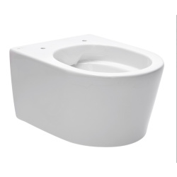 BB FINE Wand-WC kurz 48 cm mit SoftClose WC-Sitz und TakeOff Funktion, weiß