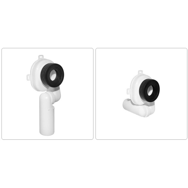 VILLEROY & BOCH O.NOVO Keramik Absaug Urinal mit Deckel, GEBERIT Vorwandgestell & Betätigungsplatte in verschiedenen Ausführungen
