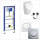 VILLEROY & BOCH O.NOVO Keramik Absaug Urinal mit Deckel, GEBERIT Vorwandgestell & Betätigungsplatte in verschiedenen Ausführungen