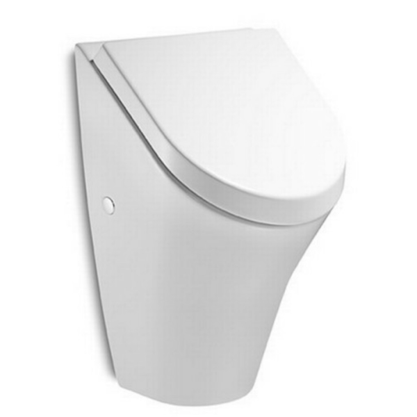 ROCA NEXO Urinal mit SoftClose Deckel & GROHE Vorwandgestell + Betätigungsplatte, verschiedene Farben