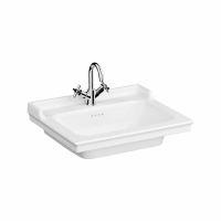 VitrA VALARTE Waschtisch mit Hygiene-Glasur, optional mit Langsäule, verschiedene Größen