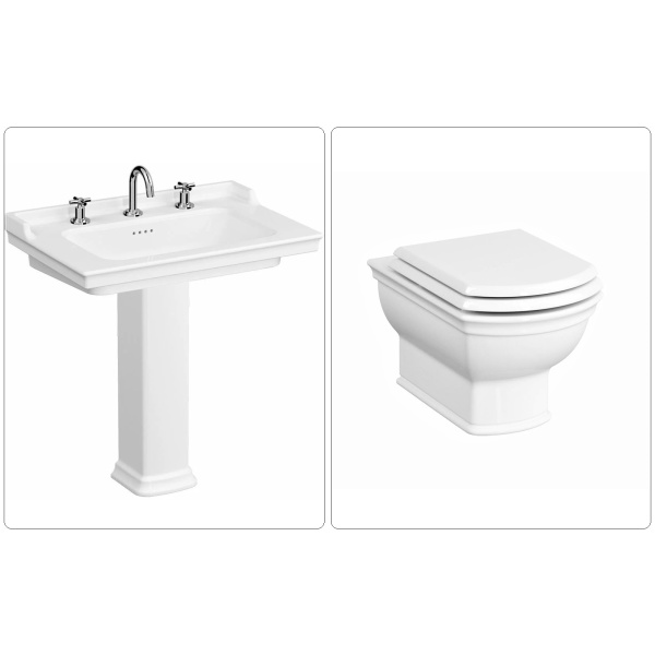 VitrA VALARTE Wand-WC spülrandlos mit SoftClose WC-Sitz &...
