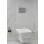 VitrA VALARTE Wand-WC spülrandlos mit SoftClose WC-Sitz & Waschtisch mit Langsäule, weiß
