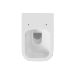 VIGOUR DERBY Wand WC spülrandlos mit sichtbarer Befestigung und SoftClose WC-Sitz, weiß