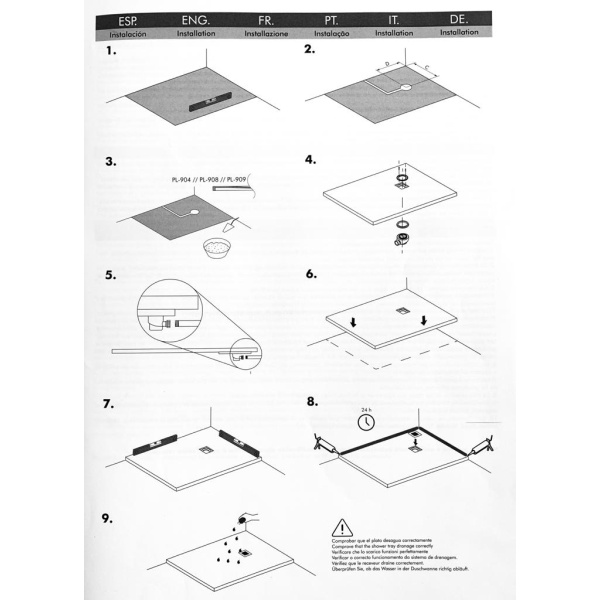 SANYCCES STRATO Rechteckige Duschwanne verschiedene Varianten
