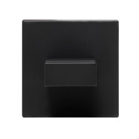 SAT BWAY Handtuchhacken 4,4x4,4cm zur Wandmontage, Aluminium schwarz matt