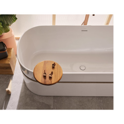 SANYCCES TEMPO Freistehende Badewanne aus Acryl 170 x 75 x 60 h mit Accessoires, verschiedene Ausführungen