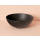PADOVA Aufsatzwaschbecken Ø 39,5 cm x 14h mit Schaftventil "ClickClack", schwarz matt