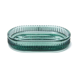 SAT BOHO Glas-Seifenschale, mint