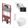 TOTO Washlet RG Lite Dusch WC mit beheizbarem WC-Sitz + Fernbedienung & TECE Vorwandgestell + Betätigungsplatte, verschiedene Farben
