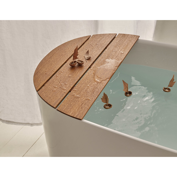 BB CALMA Seitenablage für Badewanne 170 x 80 cm, Holz