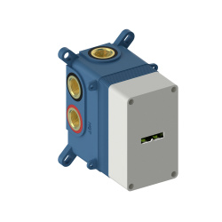 BB LOOP K Unterputz 2-3-Wege-Duschbrausebatterie mit Thermostat, verschiedene Farben
