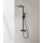 SANYCCES CUBO Rain Duschsystem mit Thermostat 30 cm eckig, chrom oder schwarz matt