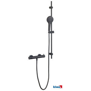 BB Brausebatterie mit Thermostat und Brausestange mit...