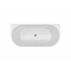 AquaNovo Vorwand-Badewanne mit Verkleidung weiß glanz, in verschiedenen Größe