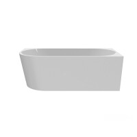 BB Raumecke rechts Badewanne mit Verkleidung weiß glanz, in verschiedenen Größe